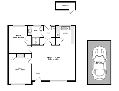 2/535 Schaefer Street, Lavington, Riverina, 2房, 1浴, Apartment