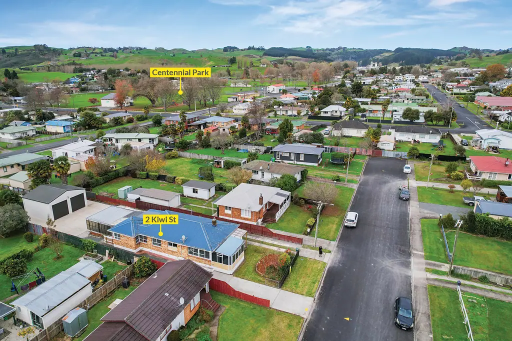 Te Kuiti 3房  Solid brick!