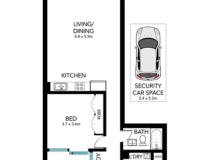 Unit 4/108-112 Curlewis St, Bondi Beach, Eastern Suburbs, 1 Kuwarto, 1 Banyo, Apartment