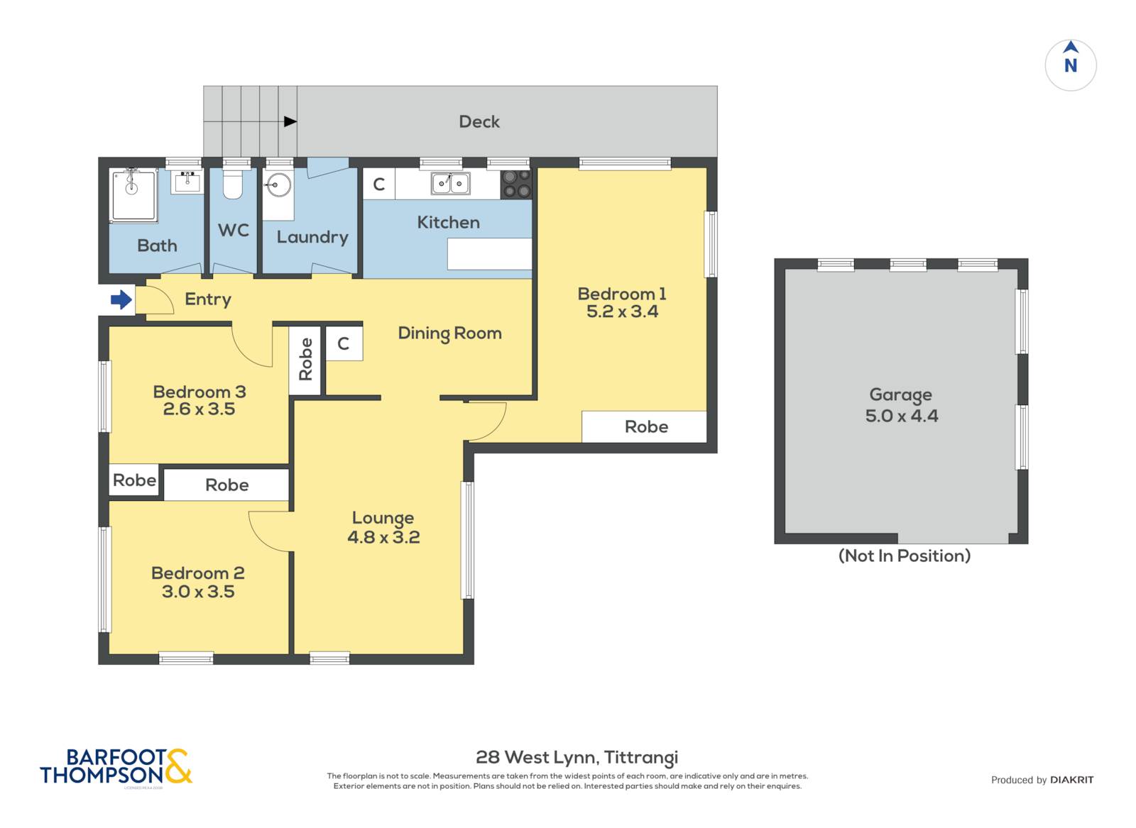 28 West Lynn Road, Titirangi, Auckland - Waitakere, 3 ห้องนอน, 1 ห้องน้ำ