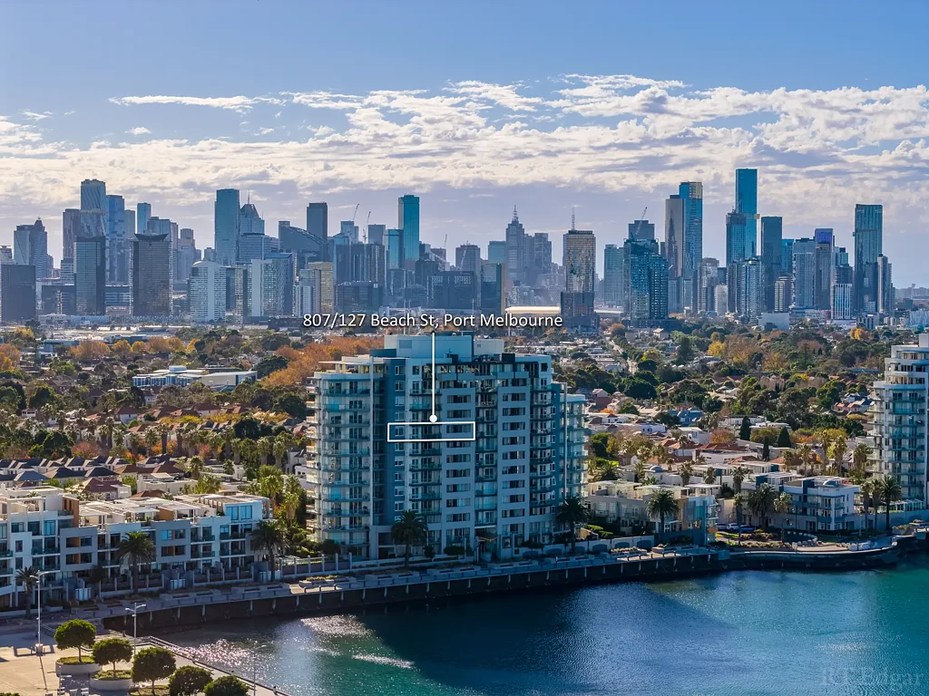 Port Melbourne 3બેડરૂમ Luxury Living with Panoramic Bay Views