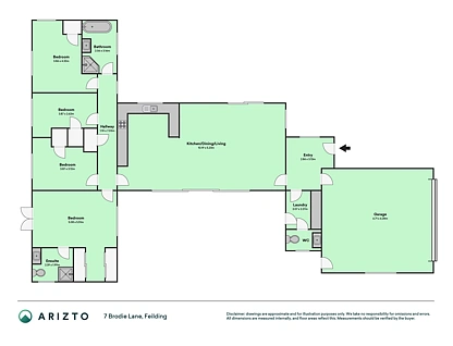 7 Brodie Lane, Feilding, Manawatu, 4 Bedrooms, 2 Bathrooms, House