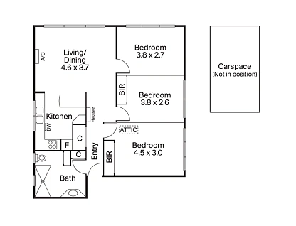 4/1B Regent Street, Elsternwick, Bayside, 3 ਕਮਰੇ, 1 ਬਾਥਰੂਮ, Apartment