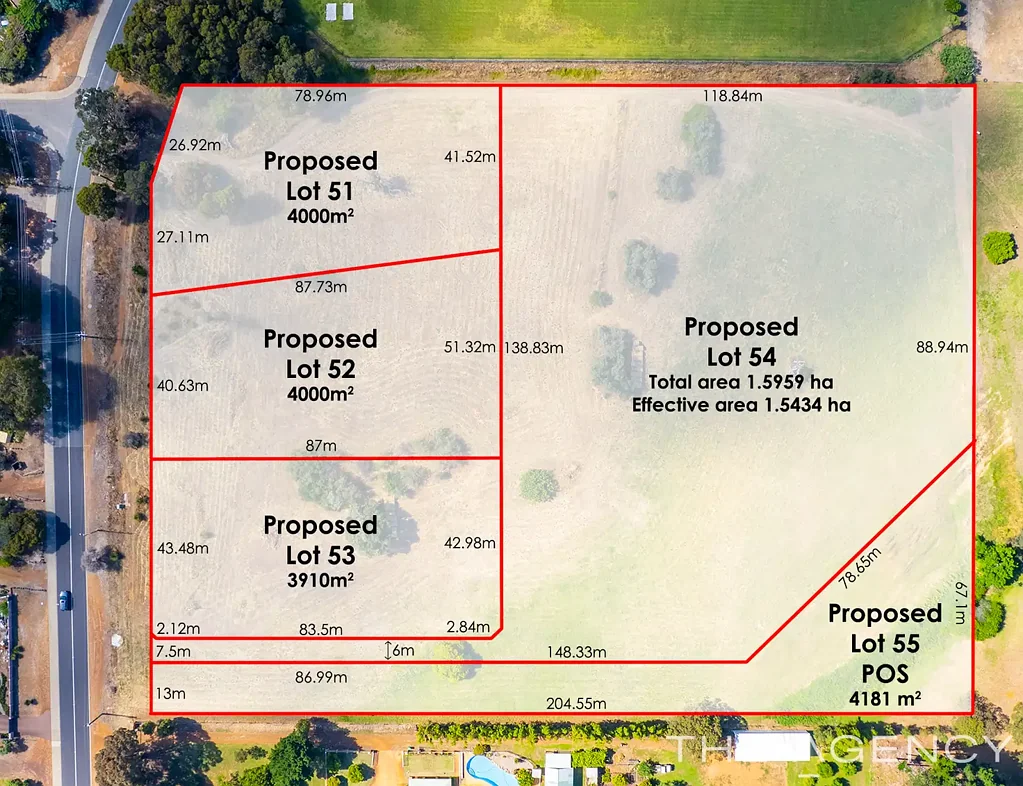 Walliston 3.20 Ha Prime Land in Perth Hills