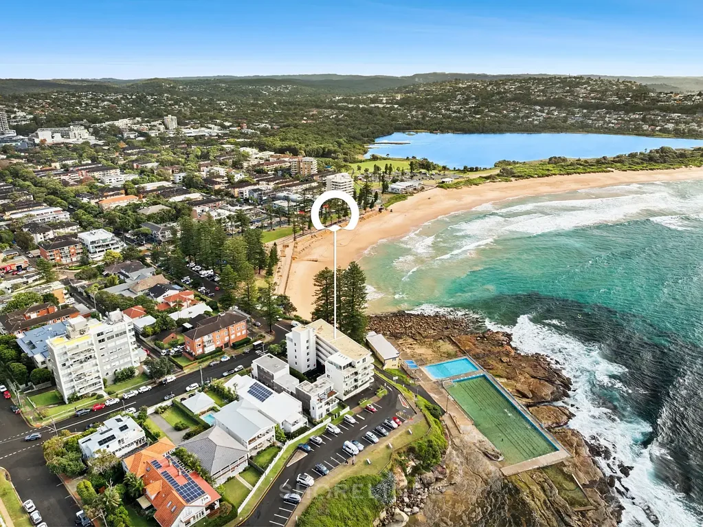 Dee Why 1房 一线海景公寓 朝北采光充足 现代燃气厨房 宽敞阳台 步行至The Strand Front Row Ocean Spectacular