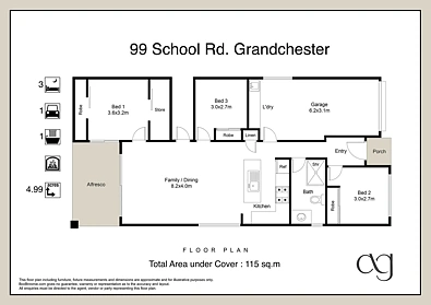 99 School Road, Grandchester, QLD 4340, 3 Bedrooms, 1 Bathrooms, House