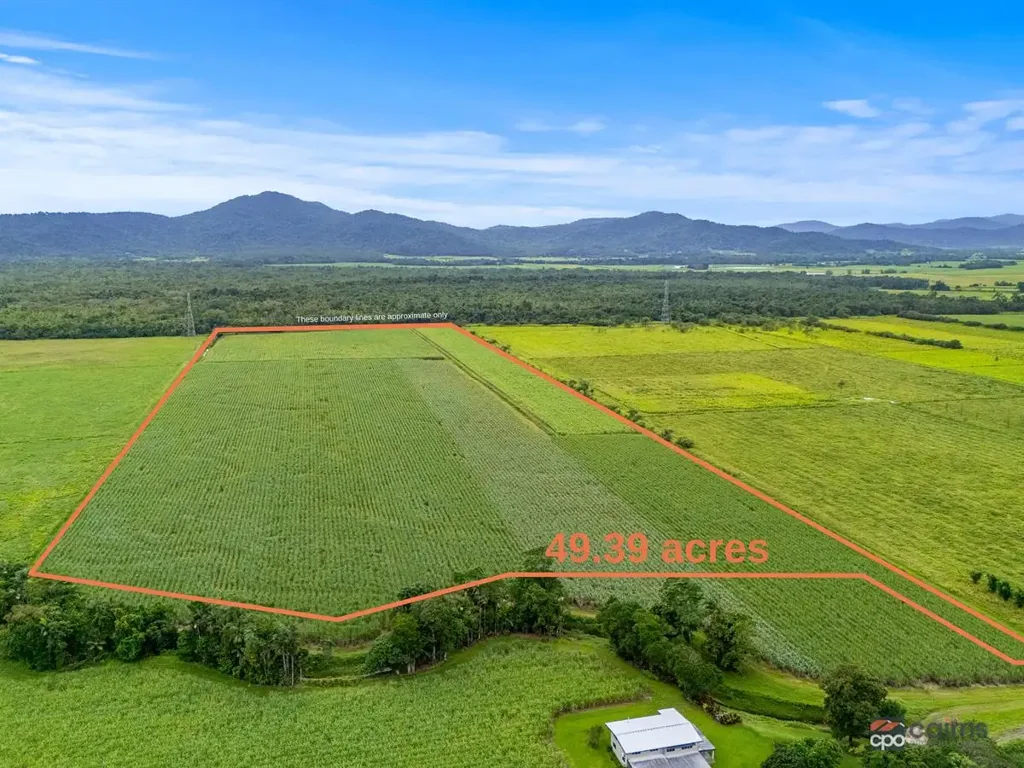 Bellenden Ker  49.4 Acres of Prime Cane Land Close to Cairns