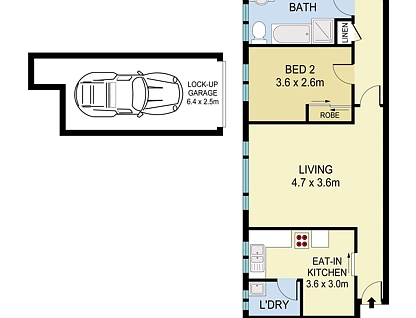 11/12 Porter Street, Bondi Junction, Eastern Suburbs, 2房, 1浴, Apartment