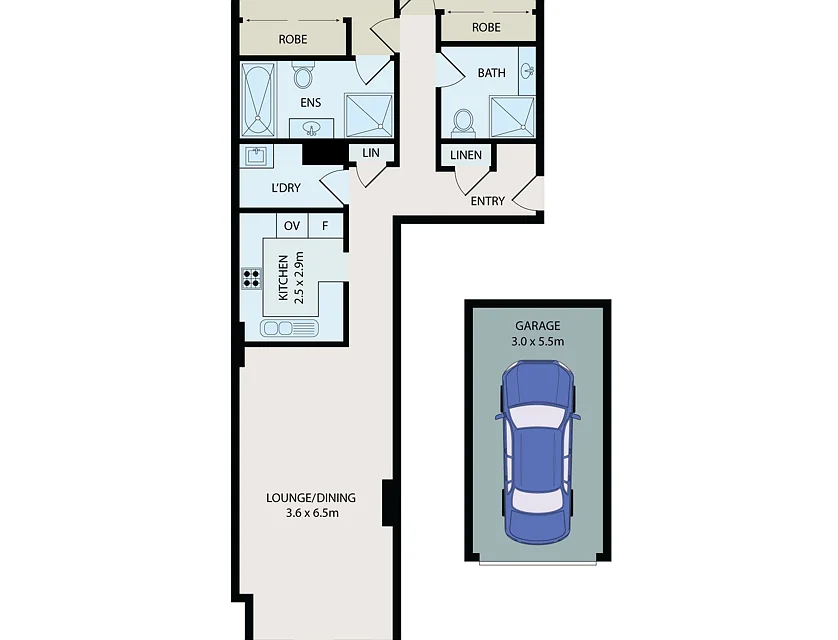 112/323 Forest Road, Hurstville, St George, 2 ห้องนอน, 2 ห้องน้ำ, Apartment