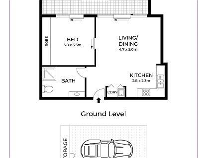 19/115 Wigram Road, Forest Lodge, Inner West, 1房, 1浴, Apartment
