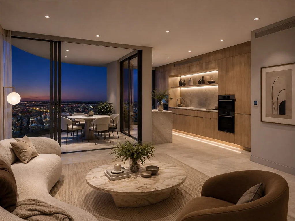 Brisbane City 2房 雅致都市生活 - 毗邻植物园的高端住宅 Sophisticated City Living - Premium Residence Opposite the Botanic Gardens