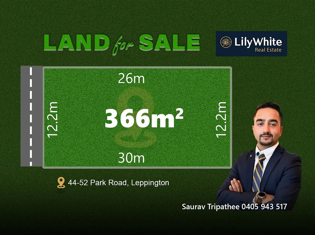 Leppington Leppington宝地 366平米宽 12.2米前宽 紧邻车站学校 未来机场旁 潜力无限 Land for Sale – Great Location, Great Price!