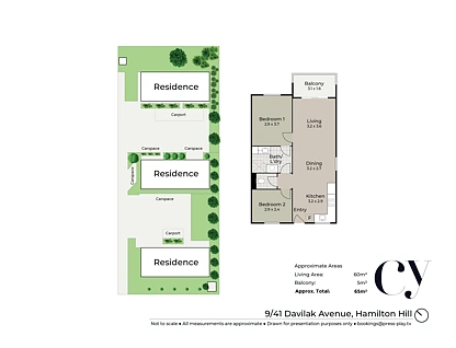 9/41 Davilak Avenue, Hamilton Hill, South West Perth, 2 habitaciones, 1 baños, Apartment