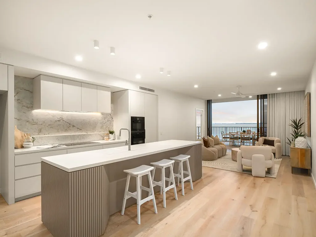 Woody Point 4 Bedroom Absolute Waterfront Luxury - Penthouse Level with Sweeping Ocean Views