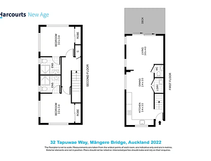 10/32 Tapuwae Way, Mangere Bridge, Manukau City, 2 chambres, 2 salles de bain, House