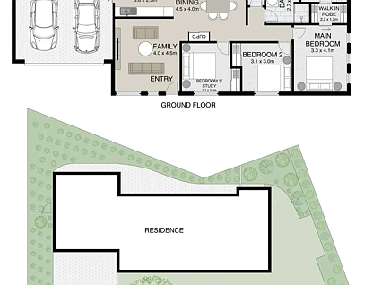 69a Railway Parade, Glass House Mountains, Sunshine Coast, 3部屋, 2バスルーム, House