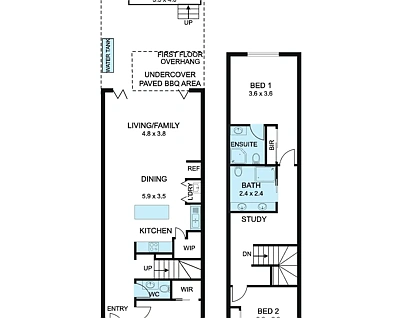 32 Noone Street, Clifton Hill, Melbourne CBD, 3部屋, 2バスルーム, House