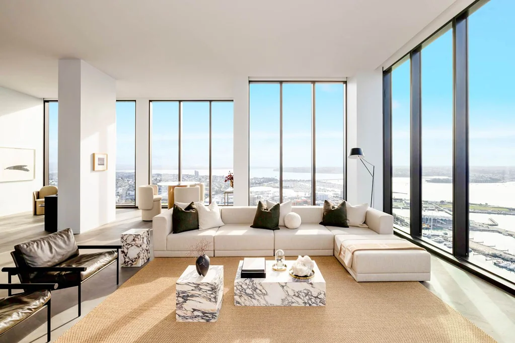 Auckland Central 3Kwarto Manhattan-Style Luxury with Stunning Harbour Views