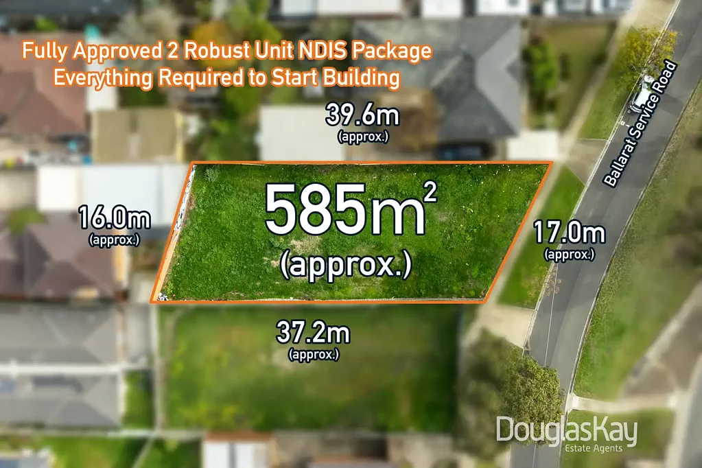 Ardeer Fully Approved 2 Robust Unit NDIS Package - Everything Required to Start Building!