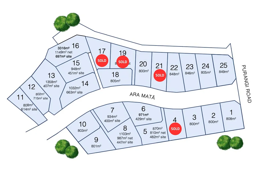 Cooks Beach Ara Mata - Residential Sections