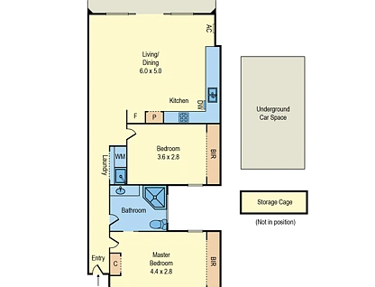 102/93 Cavanagh Street, Cheltenham, Bayside, 2 habitaciones, 1 baños, Apartment