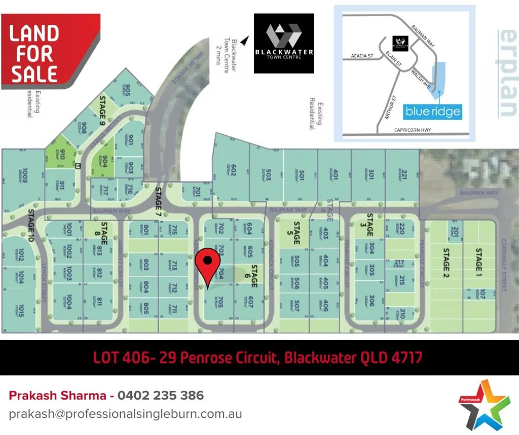 LOT Lot 705/26 Kendrick  circuit, Blackwater, QLD 4717