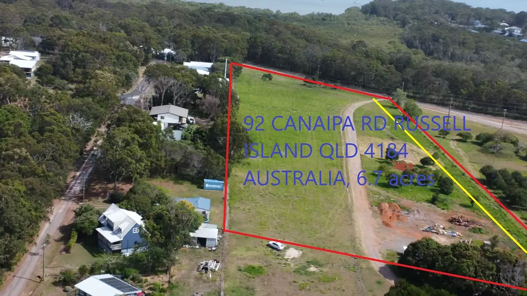 Russell Island AMAZING PARCEL OFF LAND ON THE CANAIPA RD