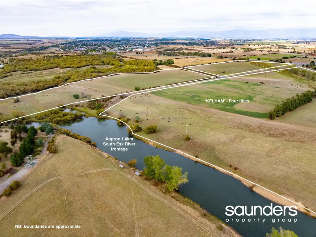 Longford 'KELHAM FARM' (180AC) WITH FRONTAGE TO THE MAGNIFICENT SOUTH ESK RIVER