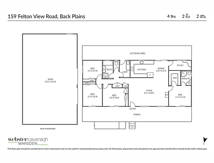 159 Felton View Road, Back Plains, QLD 4361, 4 Kuwarto, 2 Banyo, Lifestyle Section