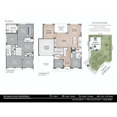户型图 - 100 Kate Circuit, Rochedale, QLD 4123