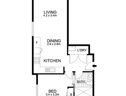 1401/365 St Pauls Terrace, Fortitude Valley, Brisbane - Inner City Region, 1 غرف, 1 حمامات, Apartment
