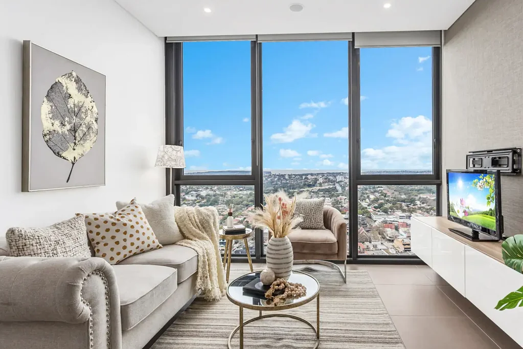 St Leonards 1Kwarto Bespoke Split Level One-Bedroom Penthouse with Iconic Harbour & City Vistas