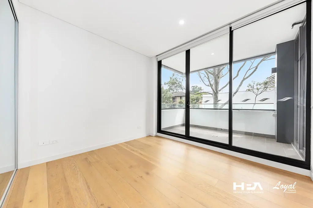Chatswood 1房 现代1卧带书房 公寓位Chatswood中心 开放式起居用餐 现代厨房电器 安全大楼 配备电梯车位 步行至商场交通 Modern 1 Bedroom + Study Apartment in Prime Chatswood Location