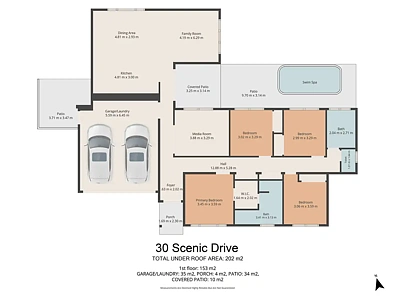 30 Scenic Drive, Southside, QLD 4570, 4房, 2浴, House