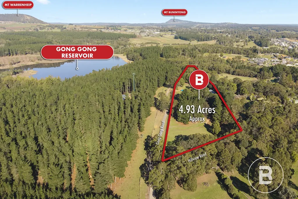 Brown Hill 3房  SECLUDED 5-ACRE LIFESTYLE RETREAT IN SOUGHT-AFTER BROWN HILL