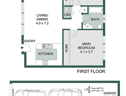14/4-6 Cowper Street, Randwick, Eastern Suburbs, 2部屋, 1バスルーム, Apartment