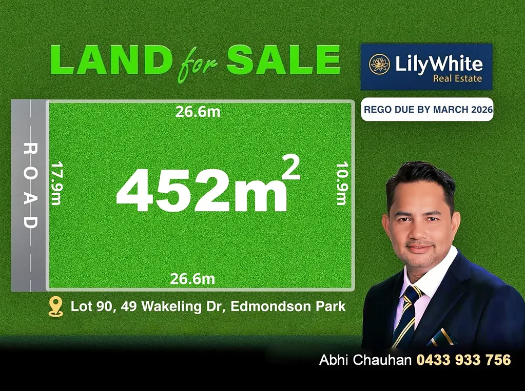 Edmondson Park Opportunity to Secure Your Land | Registration March-2026
