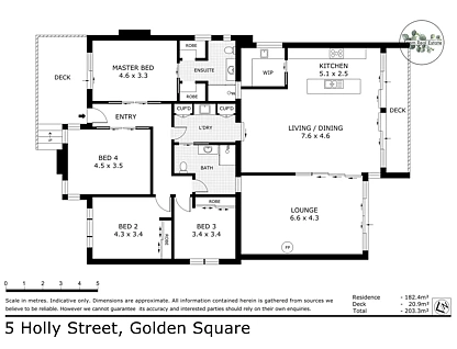 5 Holly Street, Golden Square, VIC 3555, 4 ਕਮਰੇ, 2 ਬਾਥਰੂਮ, House