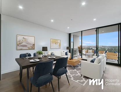 1204/8 Dumaresq Street, Campbelltown, Macarthur Region, 2 રૂમ, 2 બાથરૂમ, Apartment