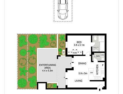 5/30-34 Gordon Street, Manly Vale, Northern Beaches, 1房, 1浴, Apartment