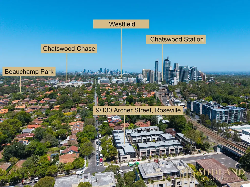 Roseville 4ห้องนอน Spacious Four-Bedroom Townhouse in Prime Roseville Location – Walk to Chatswood & Excellent Schools