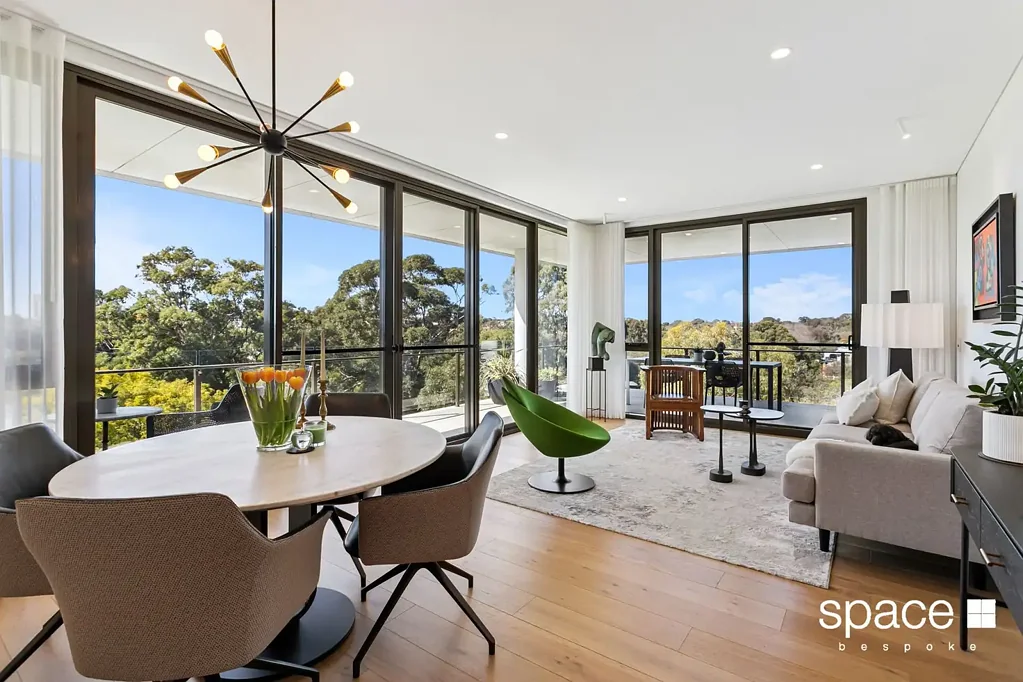 Jolimont 3房  The Penthouse: Style and Sophistication Above the Treetops