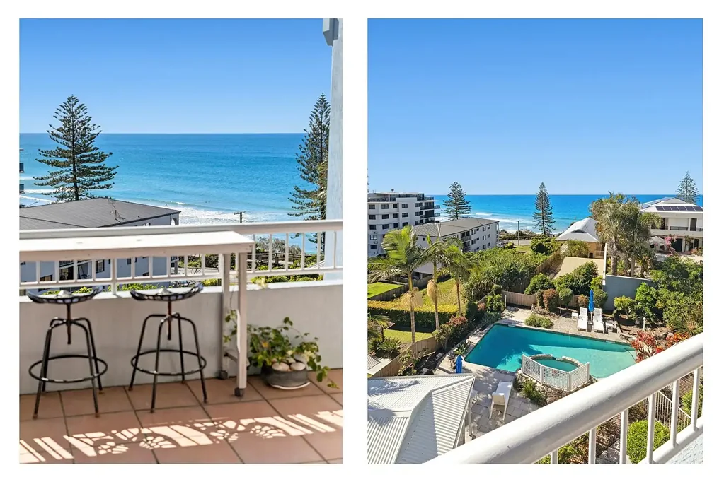 Coolum Beach 3 Bedroom Top Floor Retreat with Breathtaking Ocean Views