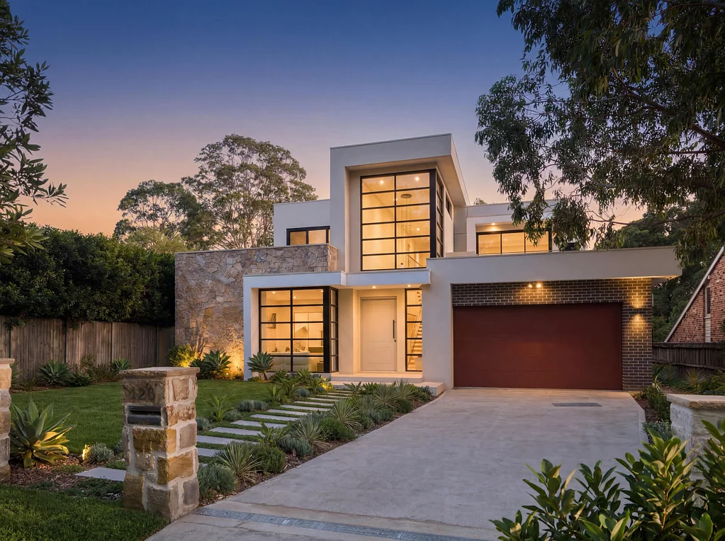 Wahroonga 5 Slaapkamer Contemporary luxury meets north to rear family living