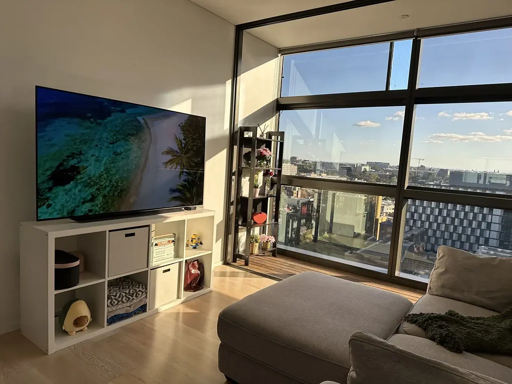 Short Term Lease - high rise apartment with park views - partially furnished