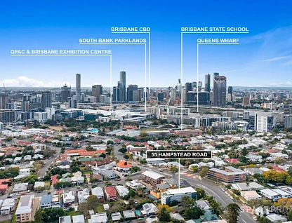 55 Hampstead Road, Highgate Hill, Brisbane - Inner City Region, 6房, 5浴, House