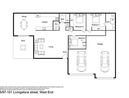 5/97-101 Livingstone Street, West End, QLD 4810, 3 ਕਮਰੇ, 2 ਬਾਥਰੂਮ, Unit