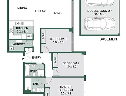 159/18-34 Waverley Street, Bondi Junction, Eastern Suburbs, 3房, 2浴, Apartment