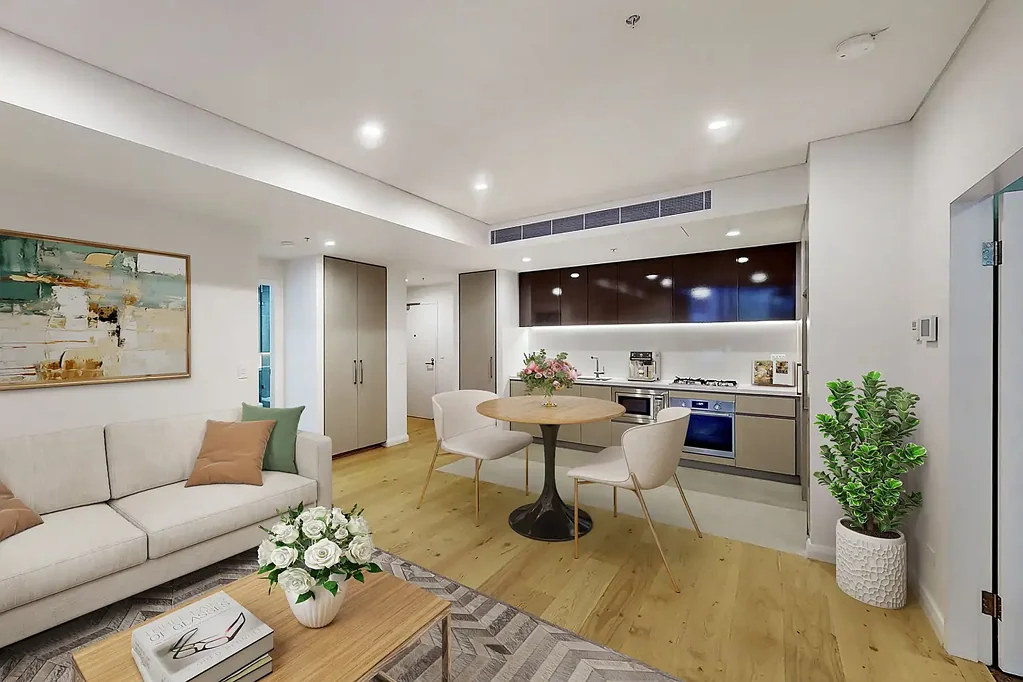 Courtyard apartment in a modern development in Castle Hill