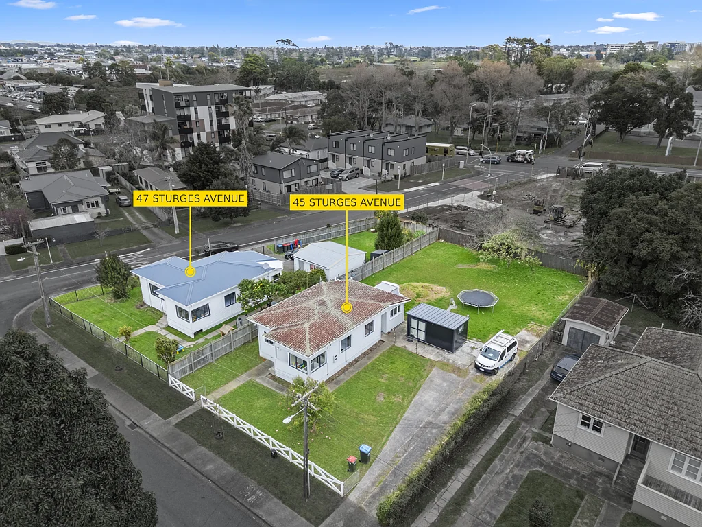 Otahuhu 6Kwarto 2 Properties, 2 Titles, 1464m2 & 1 Incredible Package!
